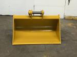 High Strength Excavator Ditching Bucket Yellow Black Color
