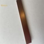 Antique Copper Stainless Steel Tile Trim 20mm Width Hairline Surface