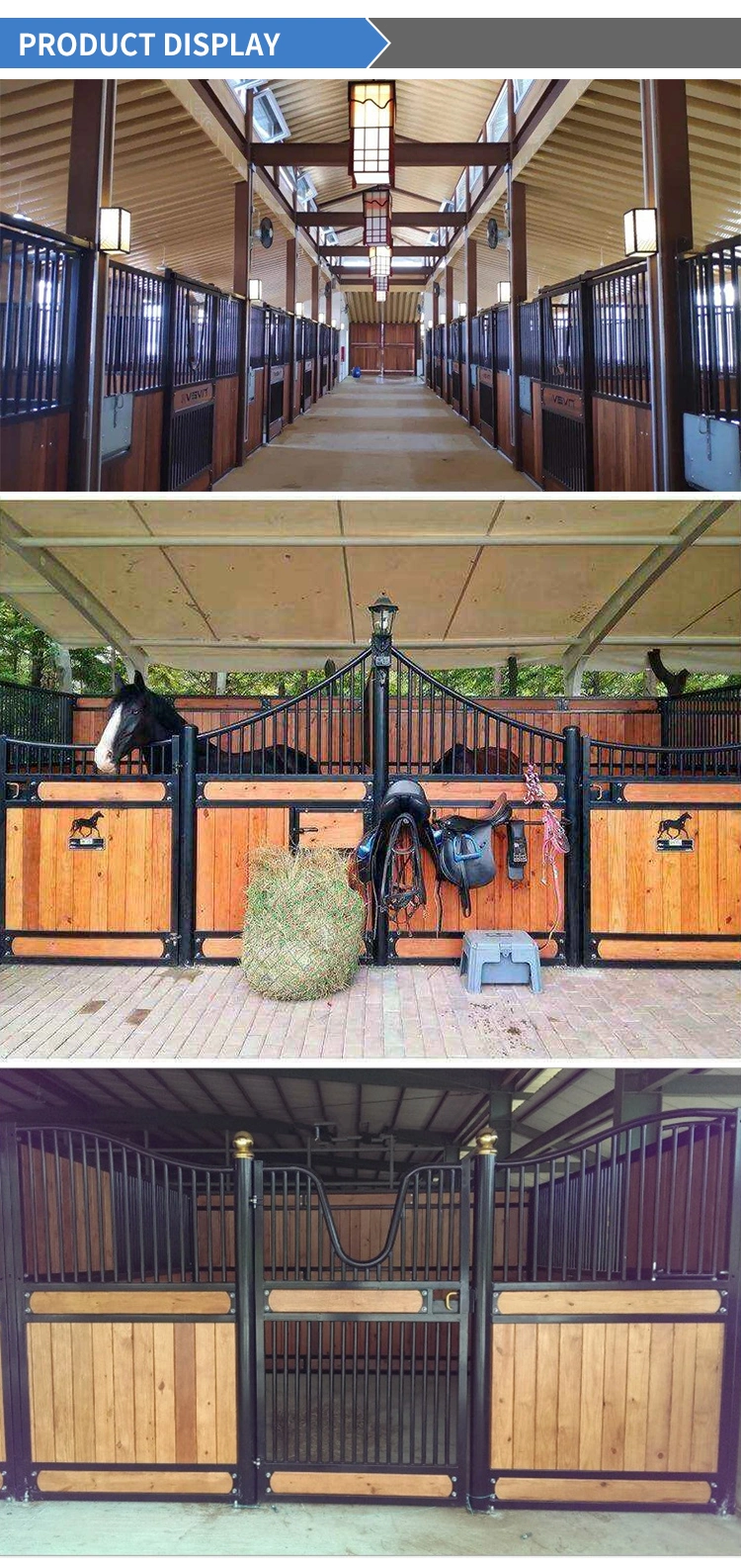 Outlet Horse Stables Customized Racecourse Equestrian Club Fence Construction Panels