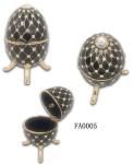 Easter Egg Gift Box Metal Easter Egg Gift Box Pewter Easter Egg Gift Box