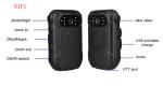 Single / Dual Recording Police Worn Cameras 5.0 MP CMOS Sensor 1080 P