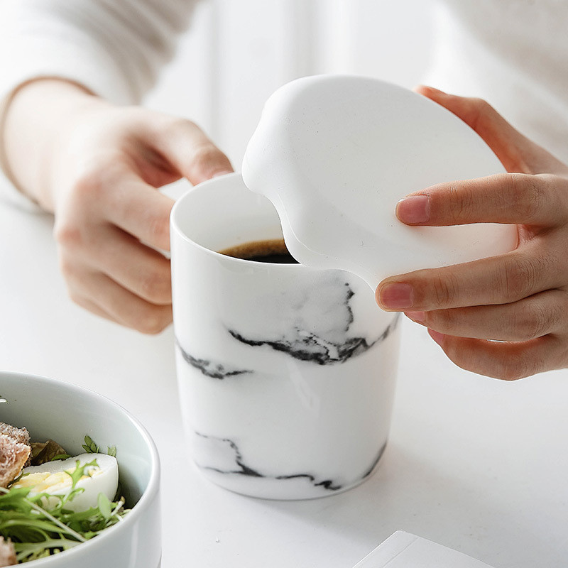 Silicone Cup Lids Set Snow Cover Drink Coaster Anti-Dust Airtight Mug Covers For Hot And Cold Drink Silicone Hot Cup Lid