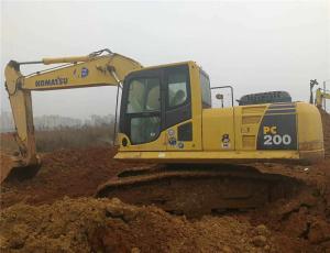 China cheap price komatsu japan pc200LC-8/PC200-8 used excavator/used 2014 komatsu pc200-8 excavator for sale/20 factory