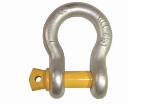 China Bow Shackle With High Strength Forged Carbon Steel Die Forging 2 Ton - 120 Ton factory