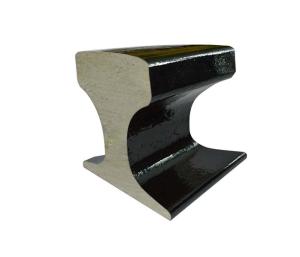 China DIN536 Railway Steel Rail A150 For Crane 22mm 24mm Bolt Hole Diameter factory