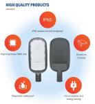 150w AC Led Flood Street Light Customizable Street Lamp Fixtures