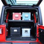 Electrophoresis and Powder Coated Cargo Storage Interior Rack for Jeep Wrangler
