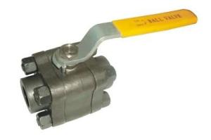 China Split Body Forged Steel Ball Valve 1/2&quot; - 4&quot; Size Manual Operation High Durability factory