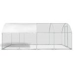 Large Metal Chicken Coop Outdoor Walk in Chicken Cage Hen Run House Rabbits with