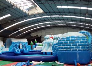 China Indoor Inflatable Amusement Park Blow Up Water Playground OEM Service factory