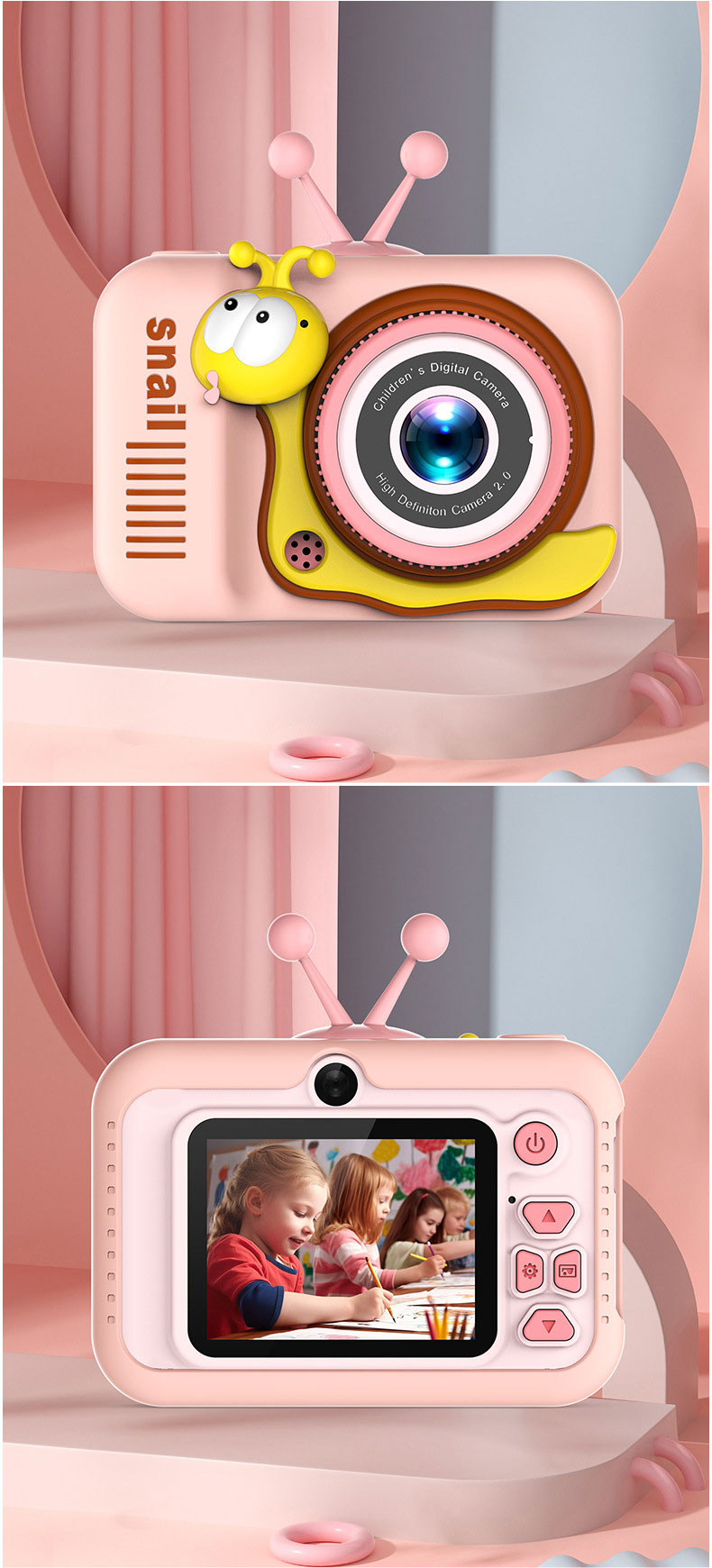 32MP Kids Digital Camera Perfect Birthday Gift for Children Aged 3-9 Unisex Toy Camera