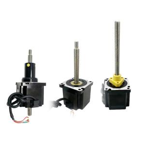 China Nema 34 (86mm) hybrid stepper motor, bipolar, 4-lead, ACME lead screw, low noise, long life, formedical equipment factory