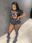 Anti Pilling Baggy Graphic T Shirt Oversized Tshirt Print On Demand OEM