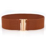 Blue Clasp Elastic Cinch Belt Garment Womens Fancy Dress Belts