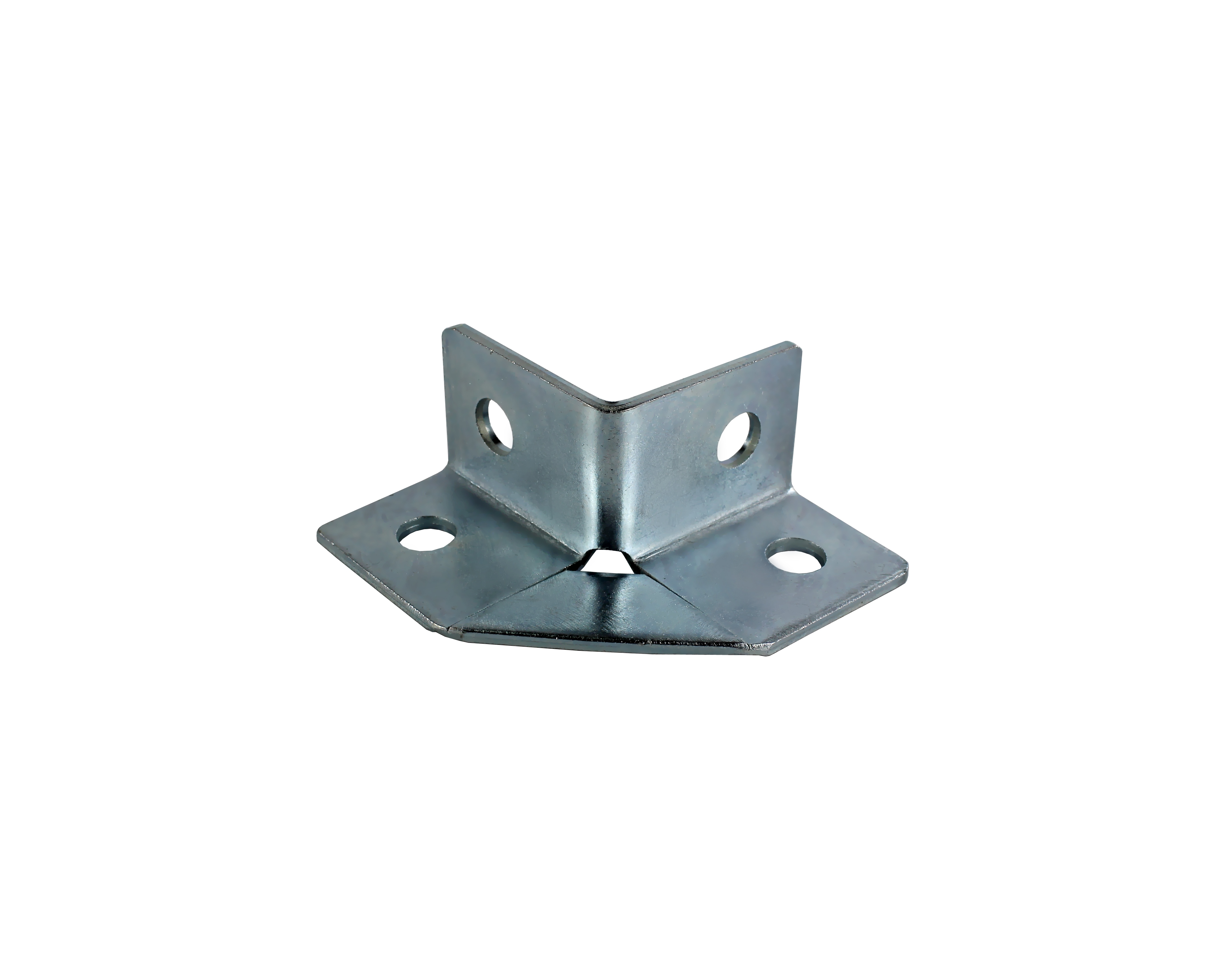 Unistrut 4 Hole Angle Bracket L Shape Electrical Galvanized Angle Pipe Fittings