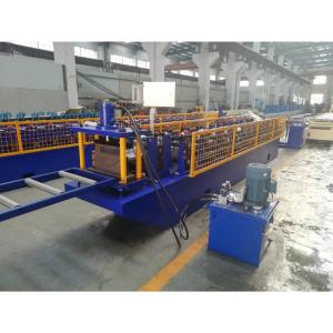 China Automatic Rain Spout Gutter Roll Forming Machine Aluminium Gutter Profile Making Machine factory