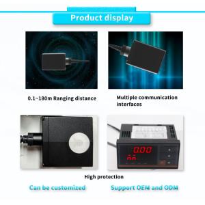 UNIVO Laser Displacement Sensor with Meter Digital Display -25-60°C 0.1-100m