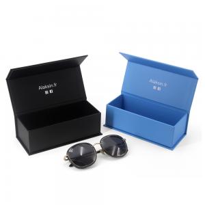 China Custom Cardboard Sunglasses Box Packaging Luxury Hard Sunglass Rigid Magnetic Packaging Box For Sunglasses on sale