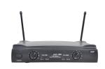 Black Handheld Wireless Microphone Karaoke System 40Hz-18KHz UHF-585
