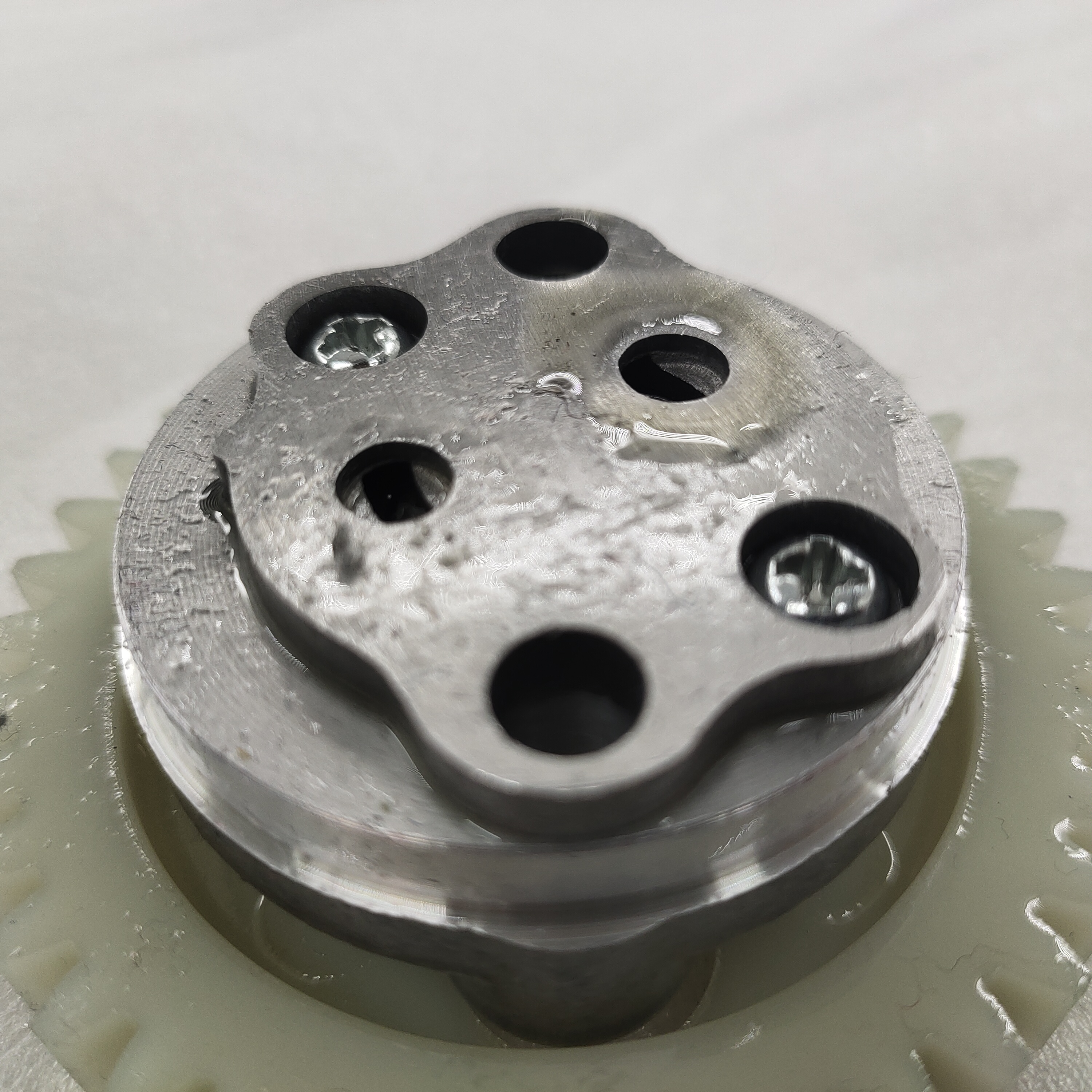 Silver Oil Lubrication Pump for LF150cc 250cc Motorcycle Engine Tricycle Spare Parts