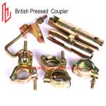 Q235 Electro Galvanized Scaffolding Double Couplers British Pressed Sleeve