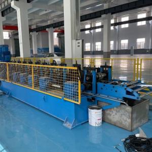 China Steel Solar Strut Channel Roll Forming Machine 7.5KW Hydraulic Cutting 16 Forming Stations factory