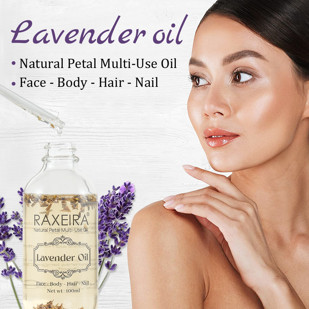 ODM Herbal Lavender Essential Oil For Face Body Nourishing