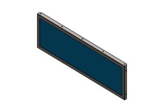 China 24in Ultra Wide Stretched Bar Lcd Display Touch All In One For Retail Shop factory