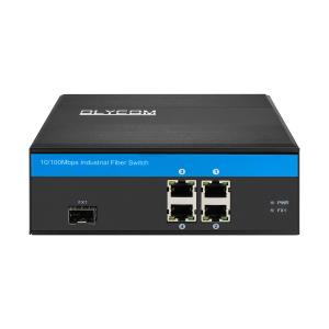 China Metal Casing 5 Port Industrial Ethernet Switch 10/100 Mbps Rugged Poe Switch factory