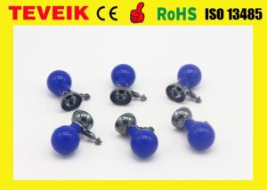 China Reusable silver chloride ECG electrode medical suction bulb ECG electrode for Adult factory