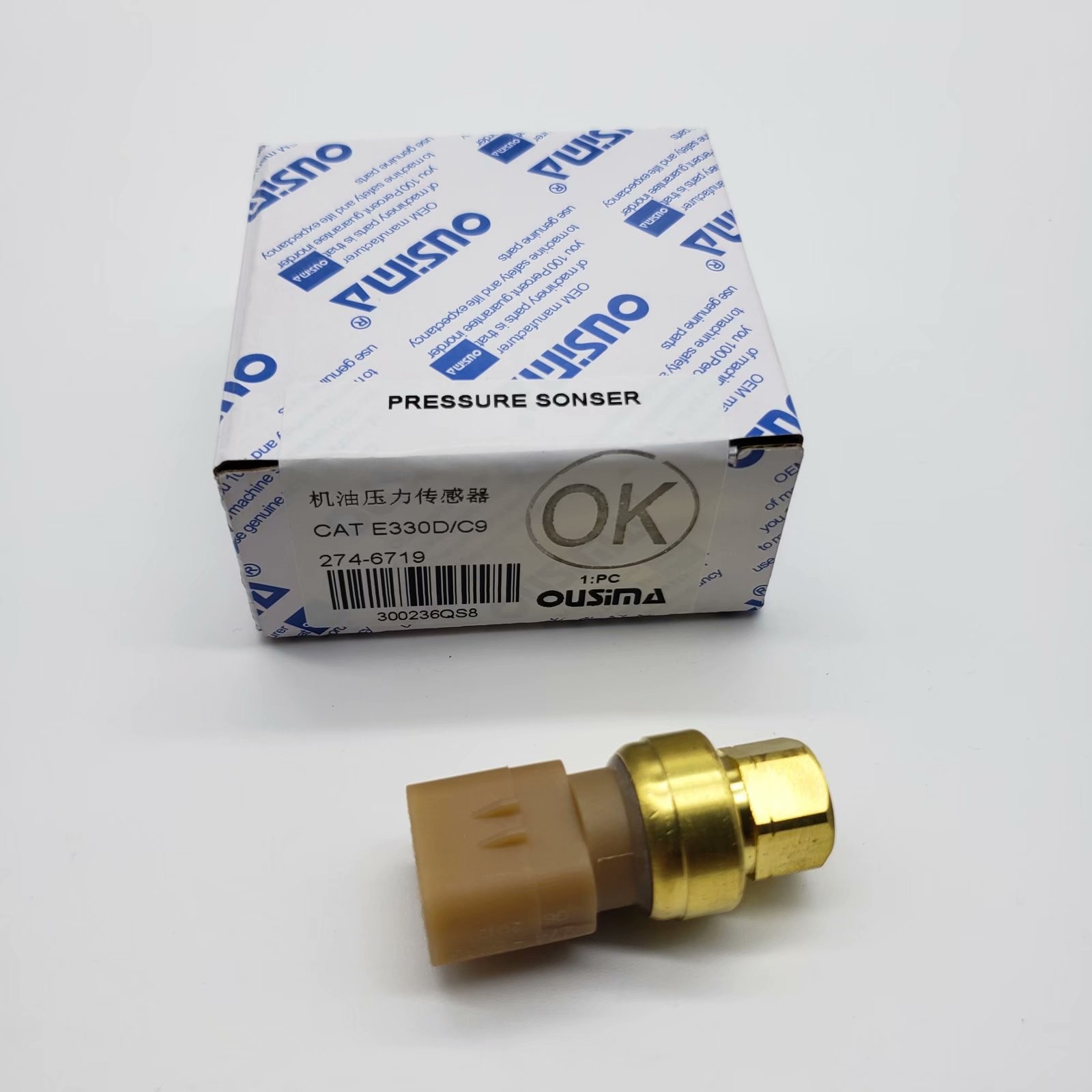 OUSIMA 2746719 274-6719 Oil Pressure Sensor Excavator Spare Parts For E336D E330D E345D C9