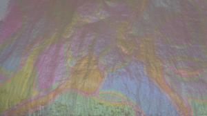 China Crepe Magic Color Foiled Light Jacket Fabric 49 Gsm 20Dx20D 100% Nylon factory
