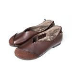 S516 Single shoes 2020 spring retro leather casual handmade leather stitching