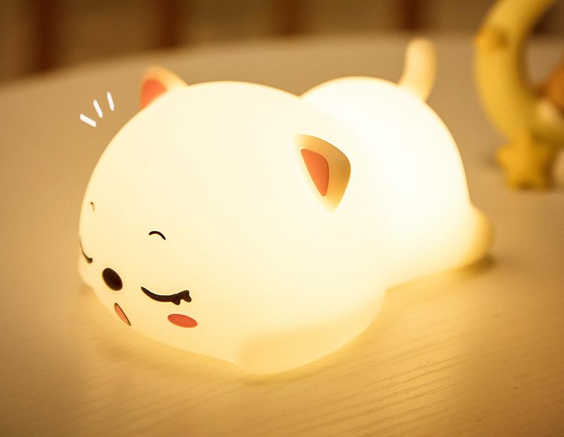 Tap Control Silicone Night Light For Kids And Babies