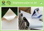 White Coated Glossy Printing Paper Sheets For Gift Box 250gsm - 400gsm