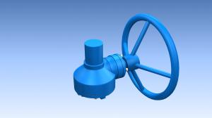 China Slab Gate Valve WCB/LCB Gear Operator Aluminum - Bronze Worm Gear factory
