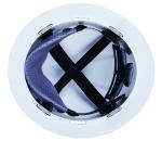 T157 Round Large "V" Design American Style Head Protection Safety Helmet 380G
