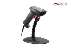China Handfree Automatic Single Laser Scan Black ABS Case Barcode Reader factory