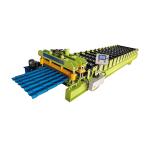 China Low Price Steel Glazed Tile Trapezoidal Tile Roofing Sheet Roll Forming