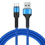 OEM 9 Volt 5 A Nylon Braided Usb C Cable , Nylon Data Cable For Android