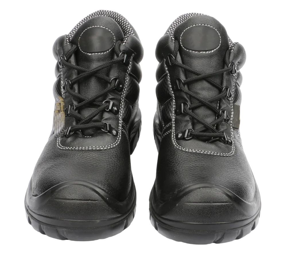 Steel Toe Work Boots Construction Worker Safety Shoes For Men