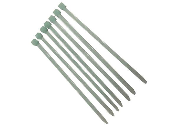 UL94V2 120mm Length Green Nylon Cable Ties For Heat Resistant REACH Certificatio