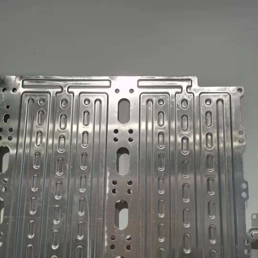 Liquid Flow Cooler Aluminum Cooling Plate For EV Battery