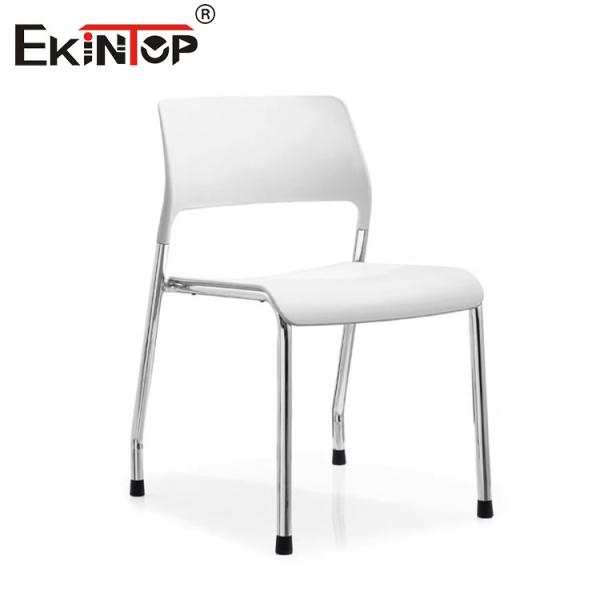 China Plastic Modern Training Chair Stackable Visitor Chair Metal Leg factory