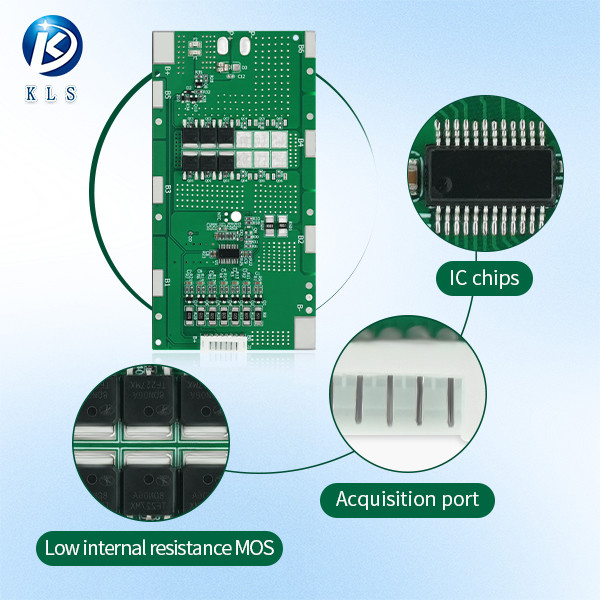 7S 24V 10A/15A Li-ion 18650 Battery Charge BMS Board with Balance Function