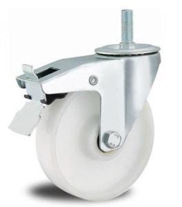 China 6 inch threaded stem PP caster factory