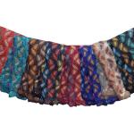 African Hollow Lace Coloured Embroidered Fabric Switzerland Leaf