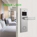 Silver Hotel Door Lock Customized Key Card Door Lock Supports Various Unlocking