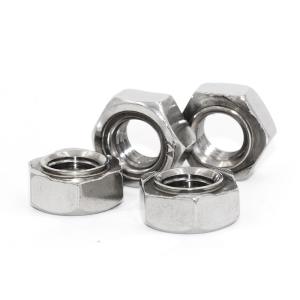 China High Strength A2 Stainless Steel Hex Weld Nut Nickel Plated Finish for Automotive M6/M8/M10/M12 on sale