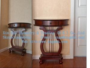 China Wood entrance cabinet, wood Console Tables, wooden telephone table factory